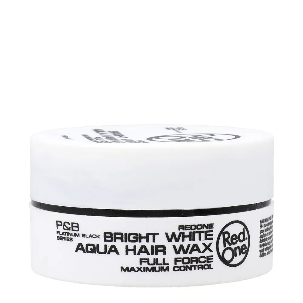 RED ONE FULL FORCE AQUA HAIR WAX maximum control bright white 150 ml RED ONE FULL FORCE AQUA HAIR WAX maximum control bright white 150 ml