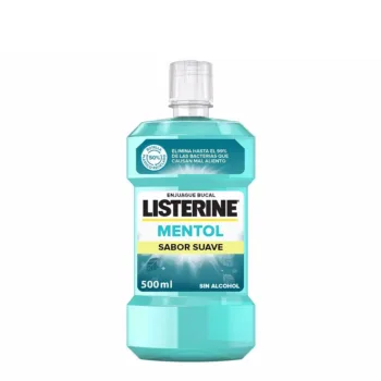 LISTERINE GENTLE MENTHOL 0% alcohol mouthwash 500 ml