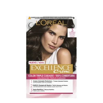 L'ORÉAL PARIS EXCELLENCE Creme dye #3 castao oscuro 192 ml