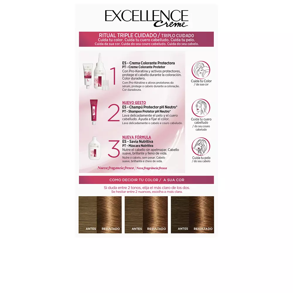 L'ORÉAL PARIS EXCELLENCE CREAM #6.35-chocolate 192 ml