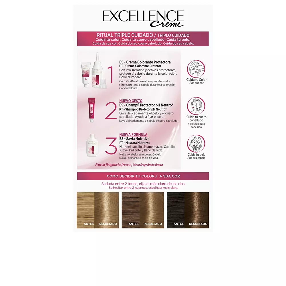 L'ORÉAL PARIS EXCELLENCE CREAM dye #7.3 gold blonde  192 ml