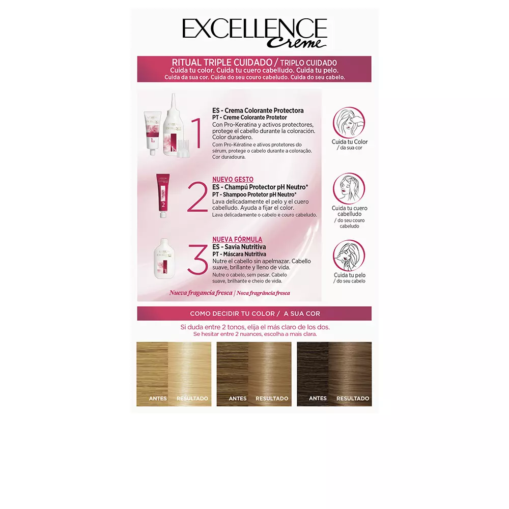 L'ORÉAL PARIS EXCELLENCE Creme dye #9 light blonde clear 192 ml
