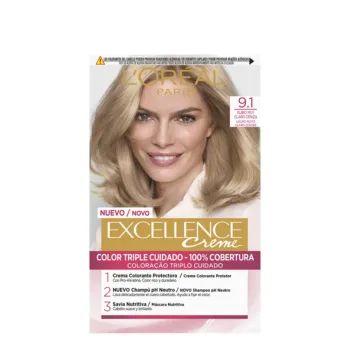 L'ORÉAL PARIS EXCELLENCE CREAM dye #9.1 light blonde clear ceniza 192 ml