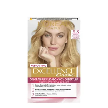 L'ORÉAL PARIS EXCELLENCE CREAM dye #9.3-blonde clear clear dorado 192 ml