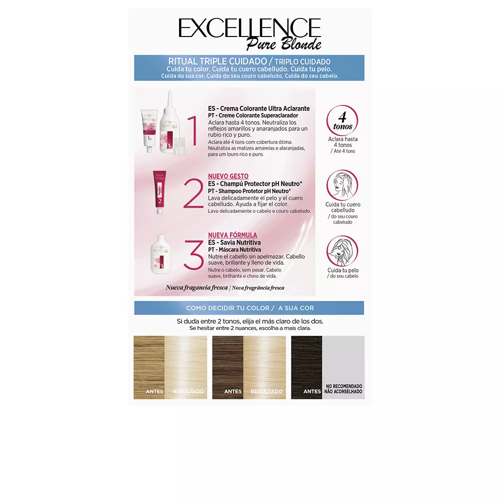 L'ORÉAL PARIS EXCELLENCE Creme dye #03 blonde ultra clear ceniza 192 ml