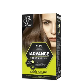 LLONGUERAS COLOR ADVANCE #6.24-braunes Macadamia