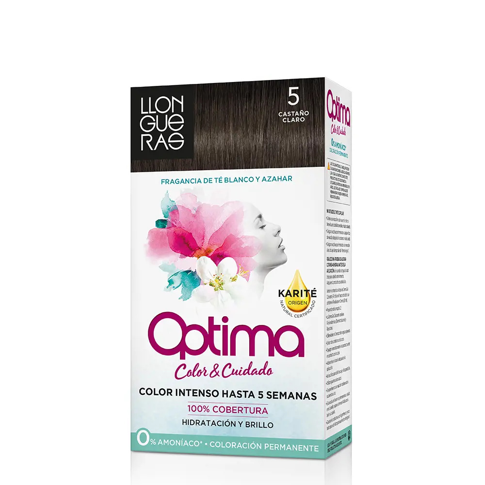 LLONGUERAS OPTIMA hair colour #5-light brown 1 u LLONGUERAS OPTIMA hair colour #5-light brown 1 u