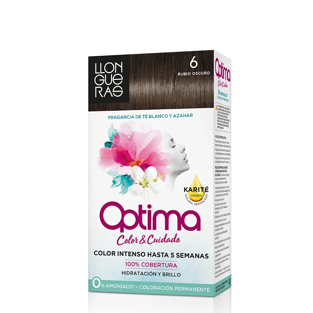 LLONGUERAS OPTIMA hair colour #6-deep blond 1 u LLONGUERAS OPTIMA hair colour #6-deep blond 1 u