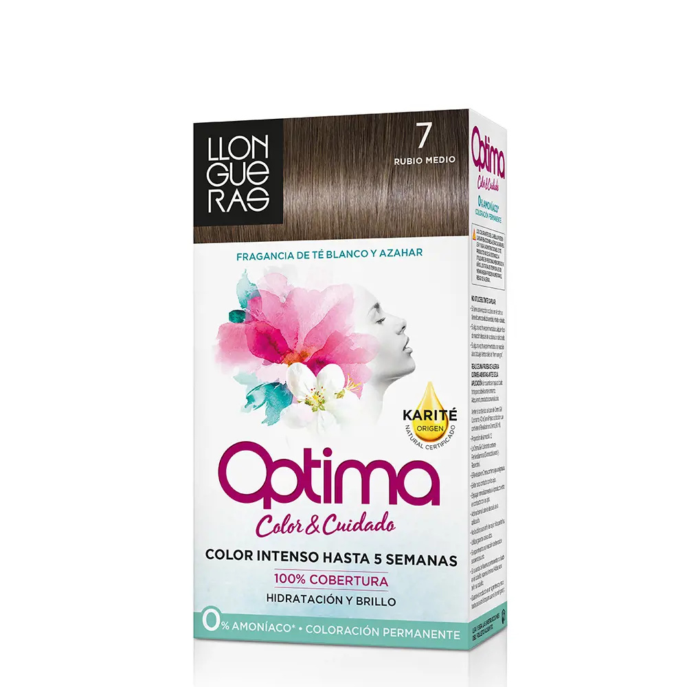 LLONGUERAS OPTIMA hair colour #7 blonde medio 1 u LLONGUERAS OPTIMA hair colour #7 blonde medio 1 u