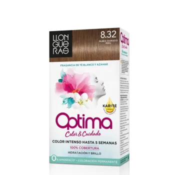 LLONGUERAS OPTIMA hair colour #8.32-light blond natural 1 u LLONGUERAS OPTIMA hair colour #8.32-light blond natural 1 u