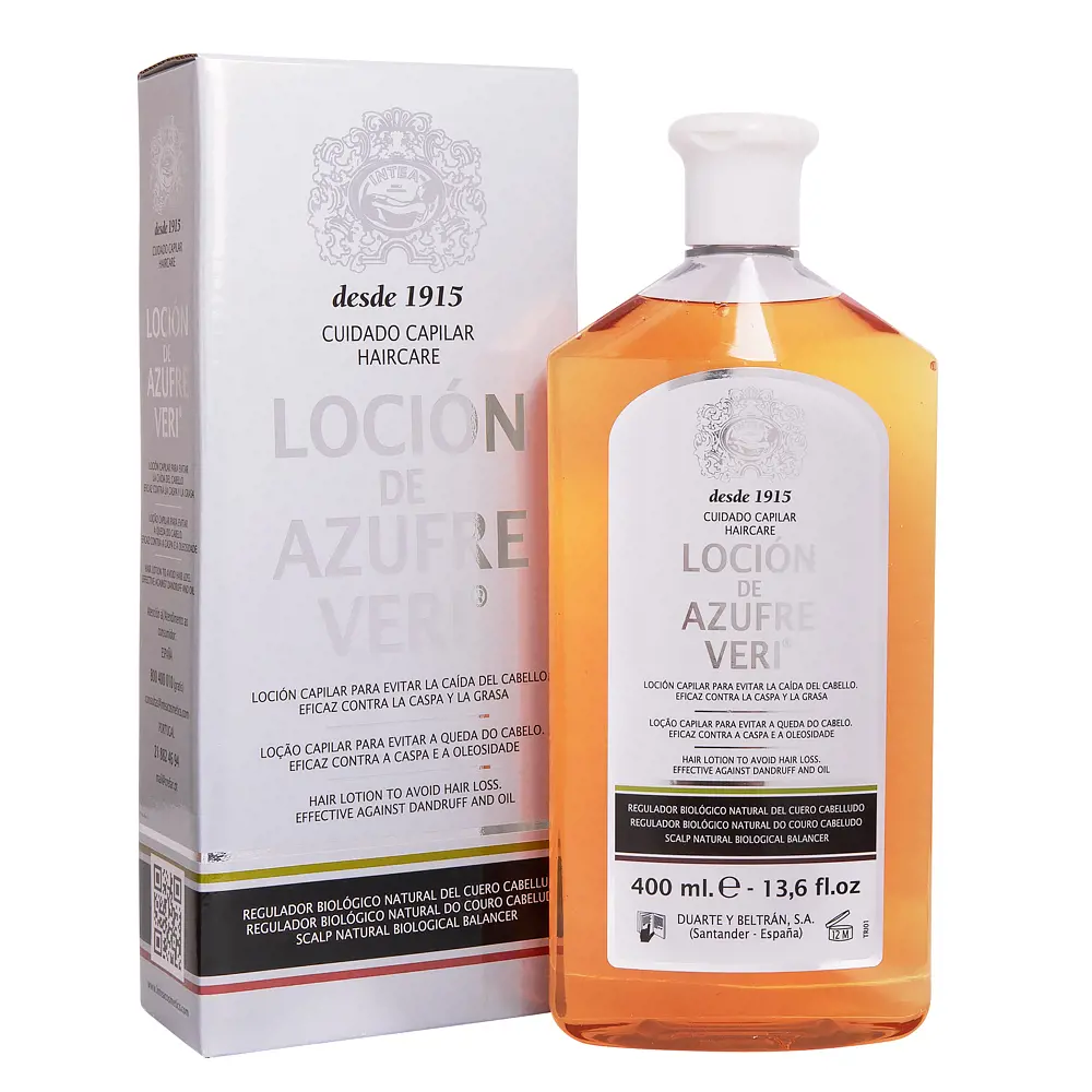 AZUFRE VERI AZUFRE VERI lotion anti-hair fall 400 ml AZUFRE VERI AZUFRE VERI lotion anti-hair fall 400 ml - Image 2