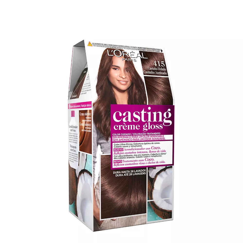 L'OREAL PARIS+ CASTING CREME GLOSS #415 - Iced Brown L'OREAL PARIS+ CASTING CREME GLOSS #415 - Iced Brown