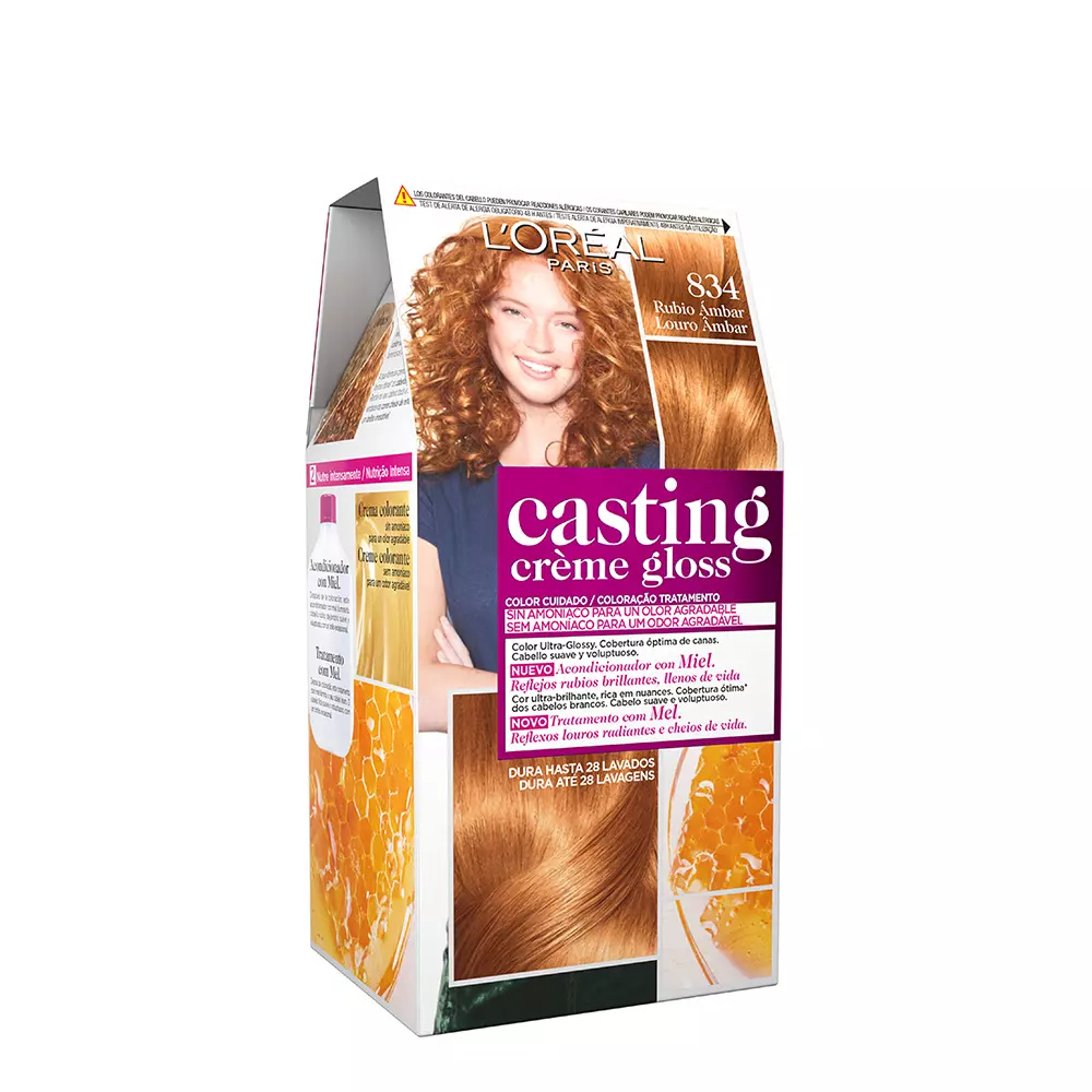 L'OREAL PARIS+ CASTING CREME GLOSS #834-amber blonde L'OREAL PARIS+ CASTING CREME GLOSS #834-amber blonde