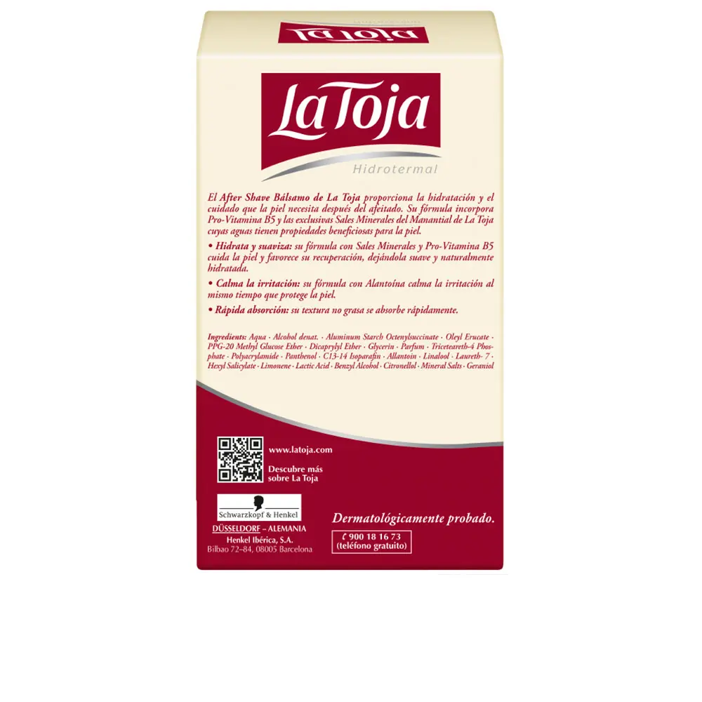 LA TOJA+ HIDROTERMAL after shave classic balm 100 ml