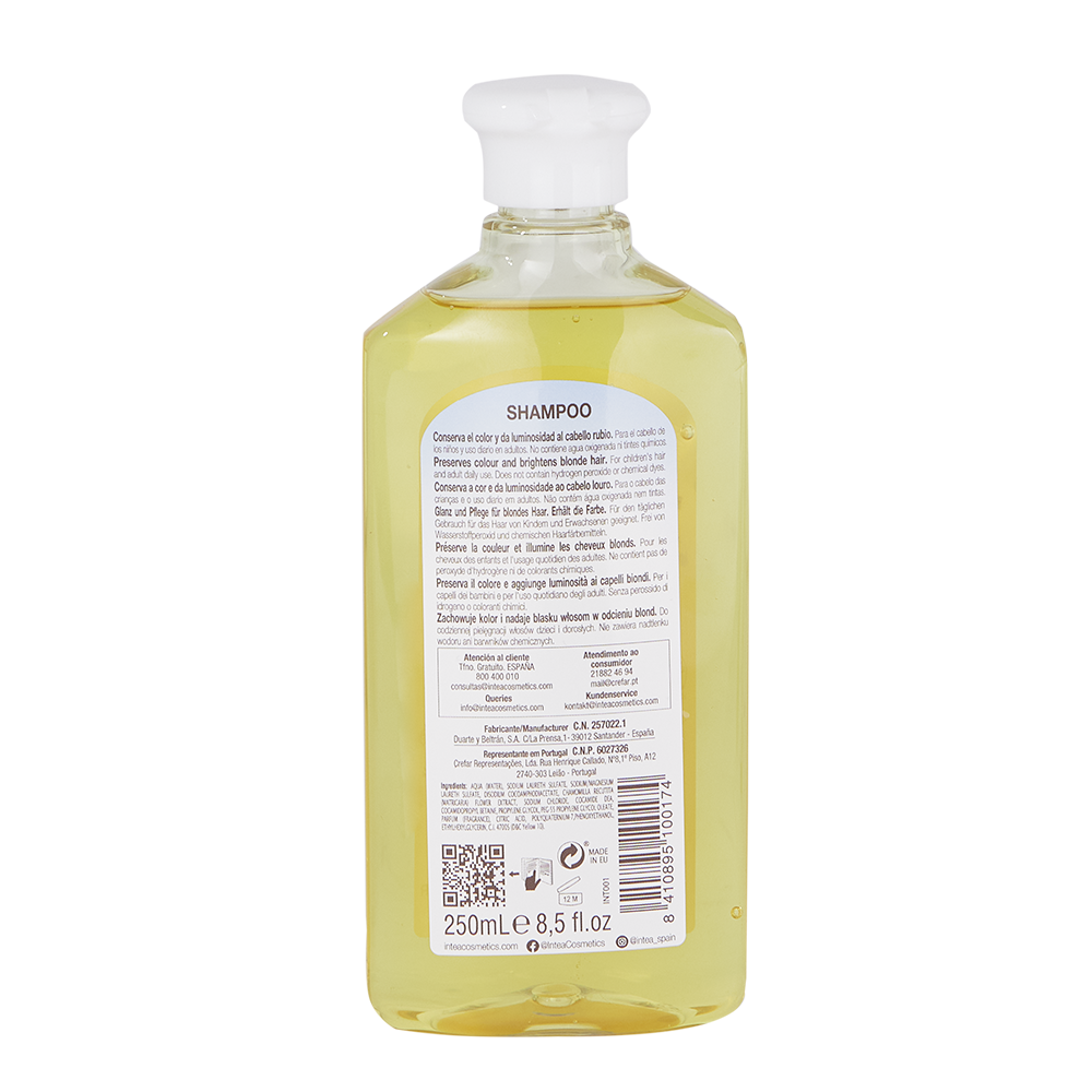 CAMOMILA INTEA CAMOMILA champoo infantil reflets rubios 250 ml CAMOMILA INTEA CAMOMILA champoo infantil reflets rubios 250 ml