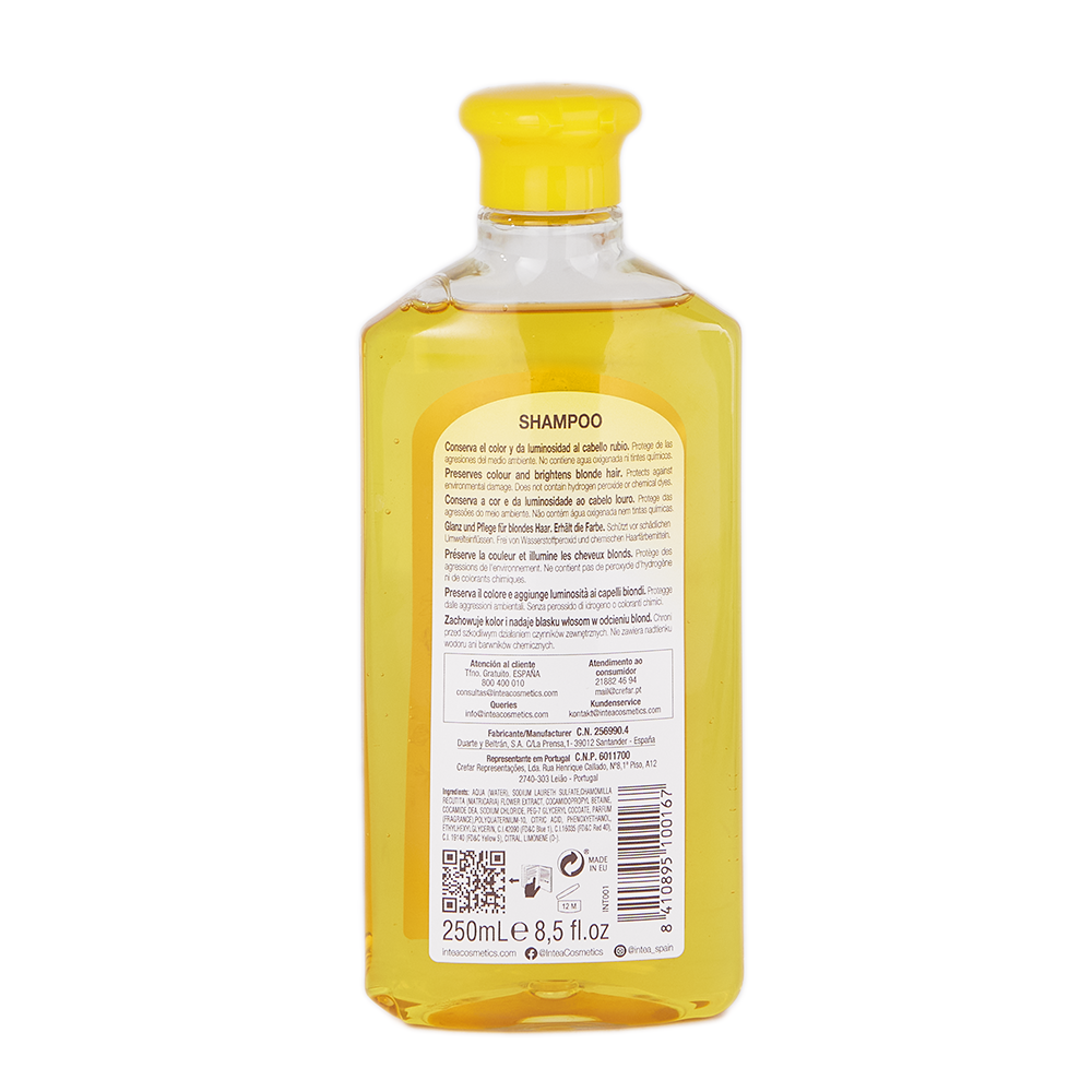 CAMOMILA INTEA CAMOMILA Shampoing pour mèches blondes 250 ml CAMOMILA INTEA CAMOMILA Shampoing pour mèches blondes 250 ml