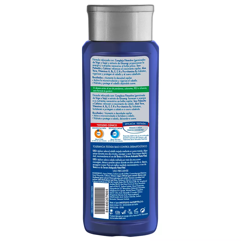 NATUR VITAL SHAMPOO ANTI-HAIR LOSS normal hair 300 ml