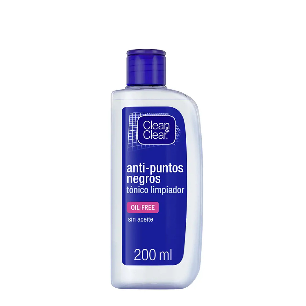 CLEAN & CLEAR CLEAN & CLEAR PUNTOS NEGROS toner 200 ml CLEAN & CLEAR CLEAN & CLEAR PUNTOS NEGROS toner 200 ml
