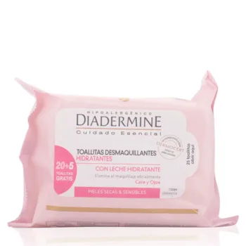 DIADERMINE MAKE-UP REMOVER WIPES moisturizing dry-sensitive skin 25 u
