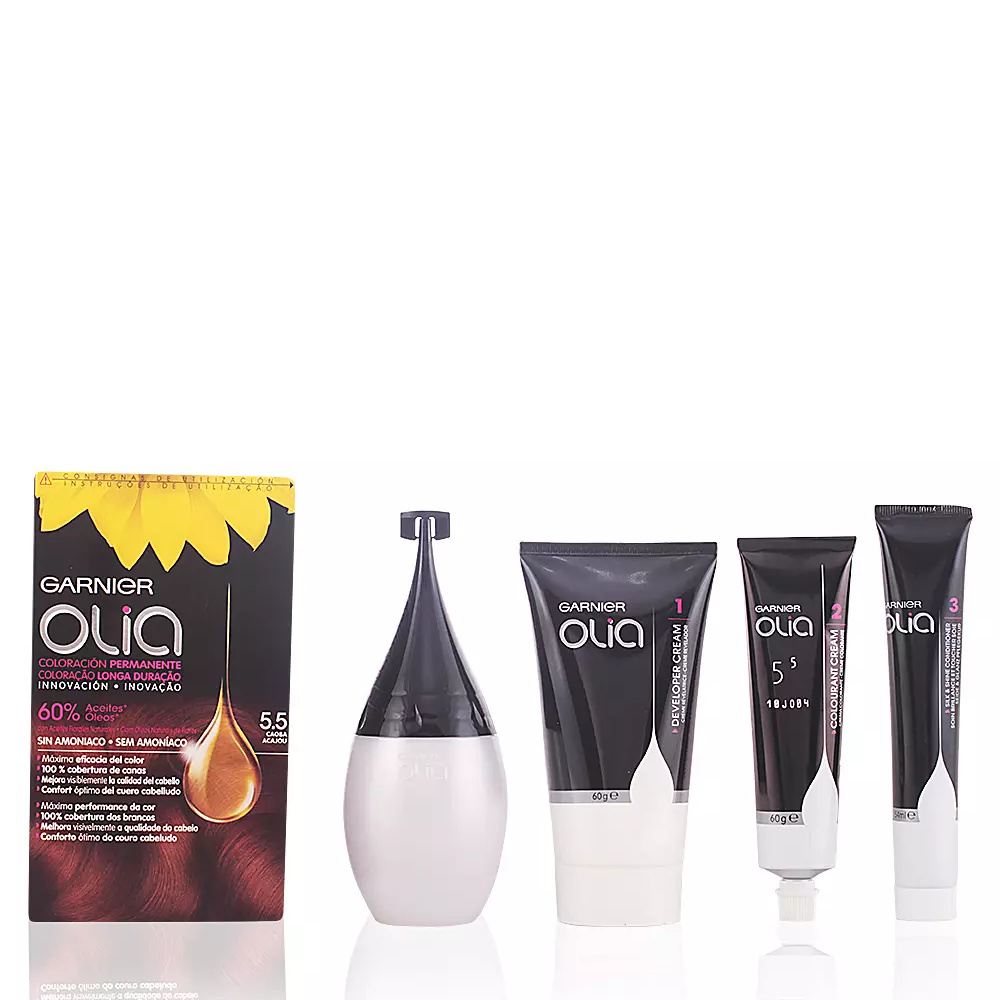GARNIER OLIA Permanent Color #5.5 Caoba set GARNIER OLIA Permanent Color #5.5 Caoba set