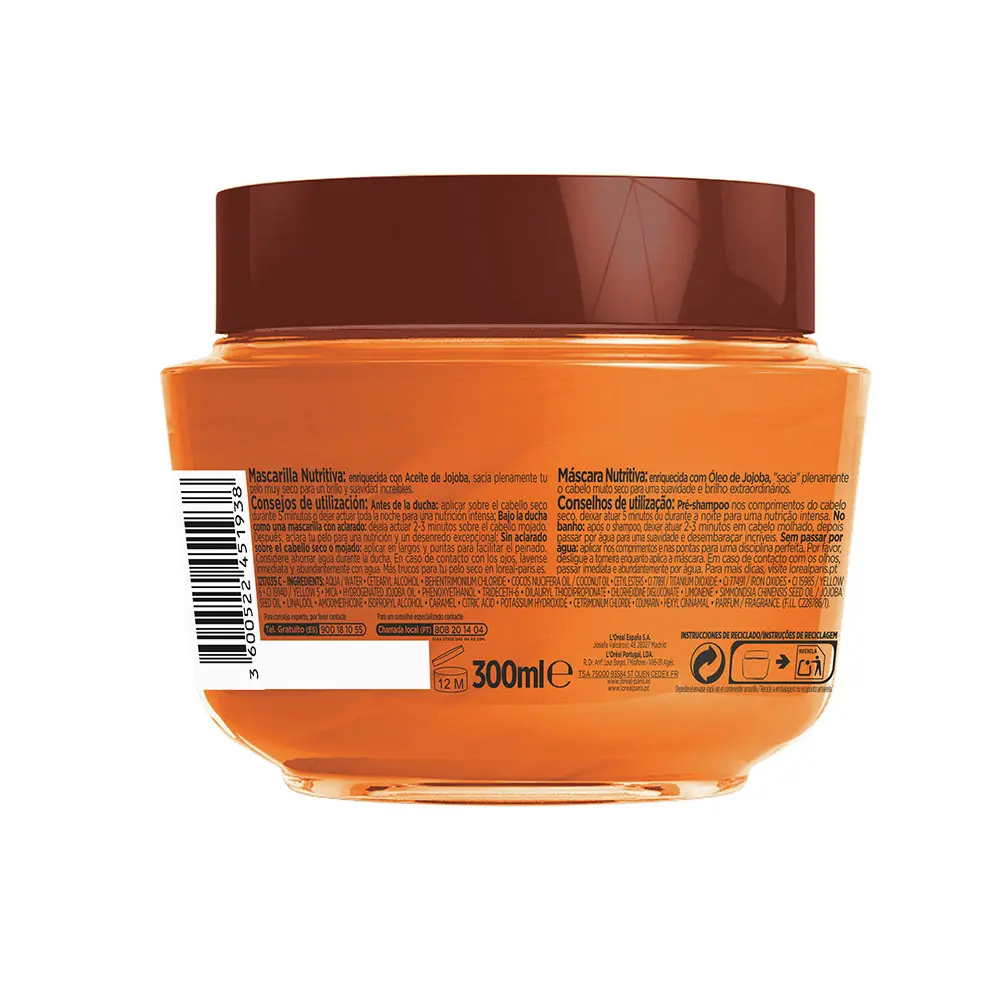 L'OREAL PARIS+ ELVIVE EXTRAORDINARY OIL nourishing mask 300 ml