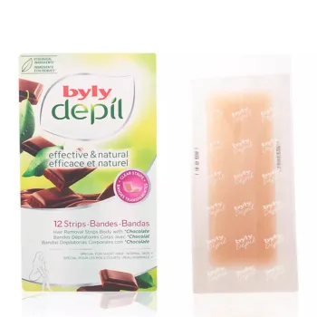 BYLY DEPIL bandas corporales Schokolade 12 St