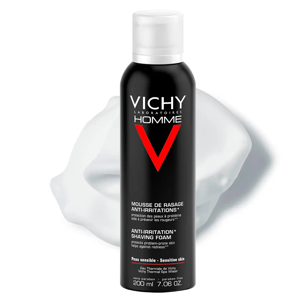 VICHY VICHY HOMME mousse raser anti-irritations 200 ml