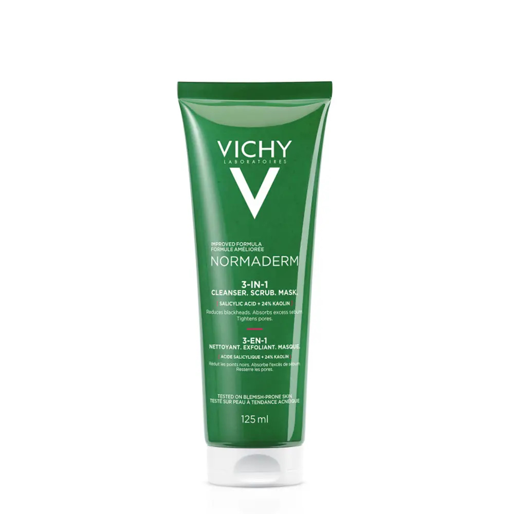 <span class="notranslate">VICHY NORMADERM</span> scrub + cleanser + mask 3 in 1 125 ml <span class="notranslate">VICHY NORMADERM</span> scrub + cleanser + mask 3 in 1 125 ml