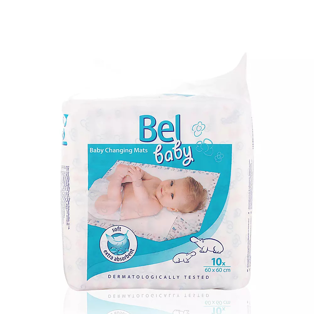 BEL BEL BABY cubrecamas 60 x 60 cm 10 pz BEL BEL BABY cubrecamas 60 x 60 cm 10 pz