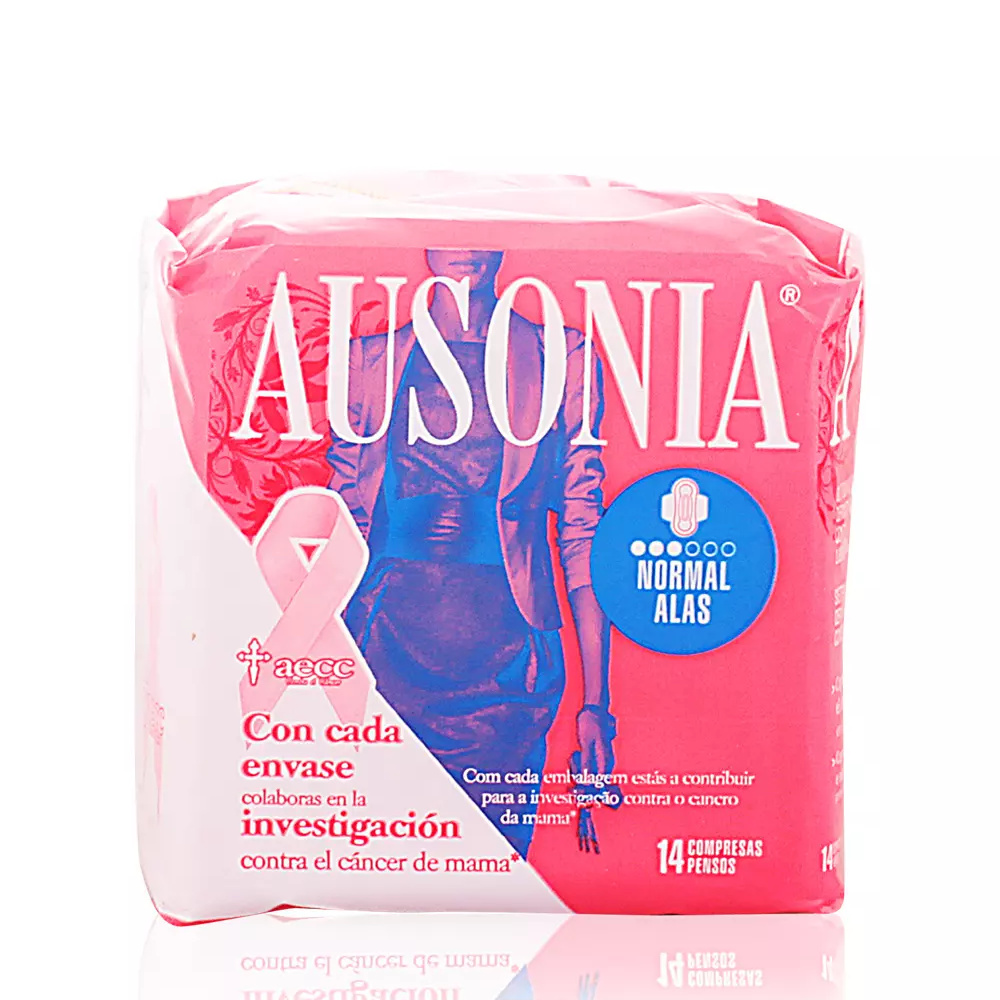 AUSONIA AUSONIA compresas normal alas 14 u AUSONIA AUSONIA compresas normal alas 14 u
