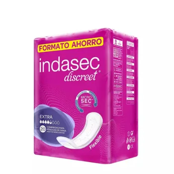 INDASEC DISCREET compresa incontinencia extra 20 u