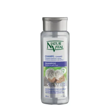 NATUR VITAL SHAMPOO SILVER white hair and grey 300 ml