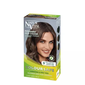 NATUR VITAL COLOURSAFE dye permanente #5- chestnut claro