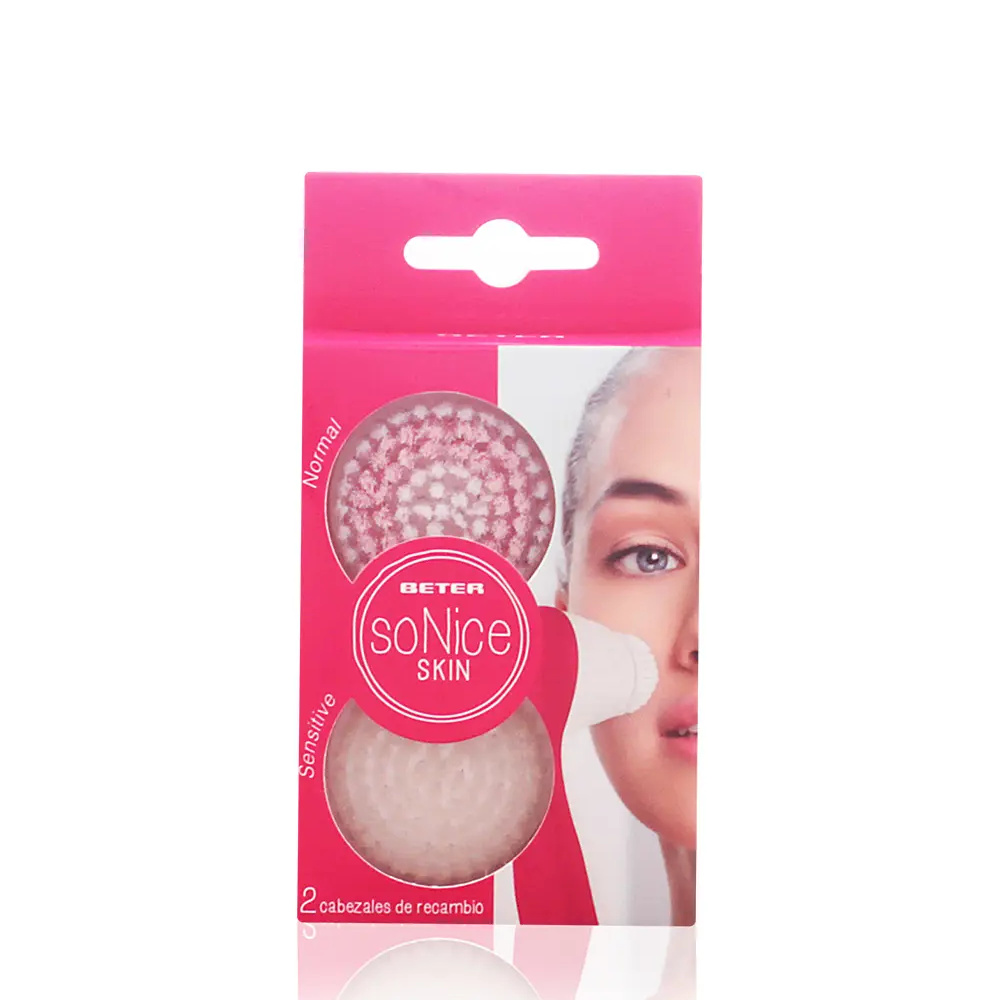 BETER CEPILLO FACIAL recambio cabezal so nice skin 2 uds BETER CEPILLO FACIAL recambio cabezal so nice skin 2 uds