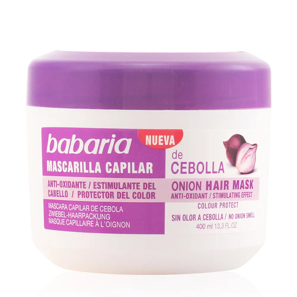 BABARIA+ CEBOLLA mask capilar antioxidante 400 ml BABARIA+ CEBOLLA mask capilar antioxidante 400 ml