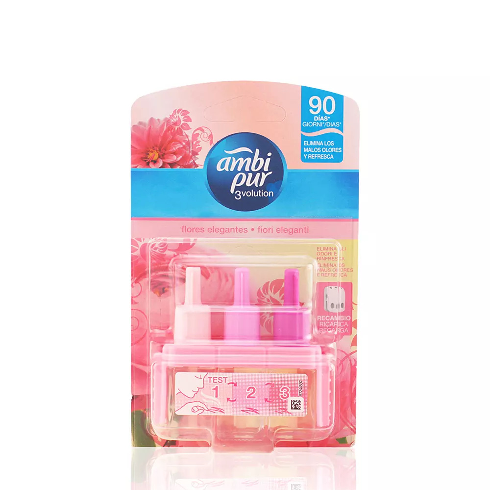 AMBI PUR 3VOLUTION ambientador recambio #flores rosas 21 ml AMBI PUR 3VOLUTION ambientador recambio #flores rosas 21 ml