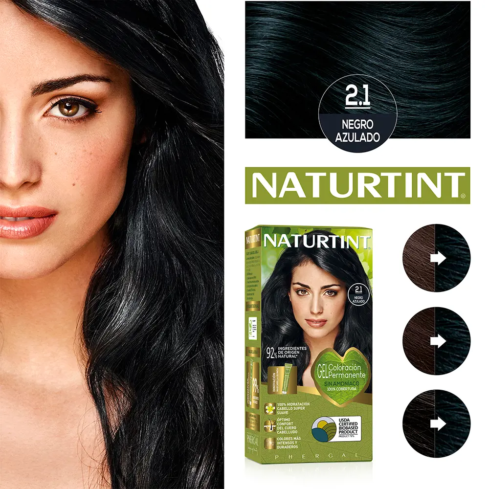 NATURTINT NATURTINT #2.1 black azulado 170 ml