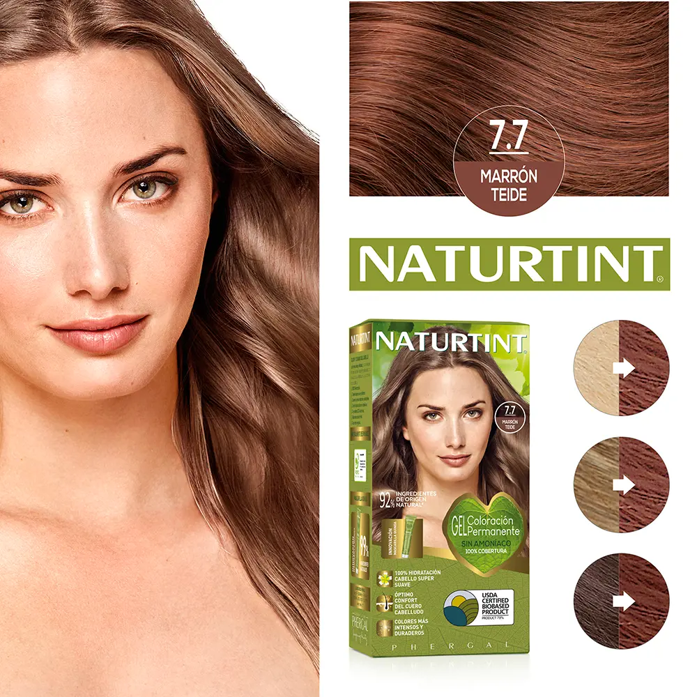 NATURTINT NATURTINT #7.7 brown teide 170 ml