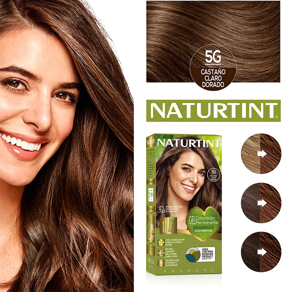 NATURTINT NATURTINT #5G light chestnut dorado 170 ml