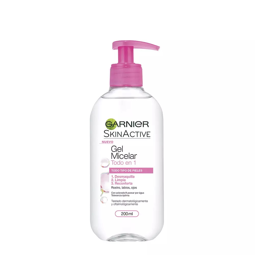 GARNIER SKINACTIVE GEL MICELAR todo en 1 200 ml GARNIER SKINACTIVE GEL MICELAR todo en 1 200 ml