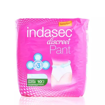 INDASEC PANT SUPER talla mediana 10 u