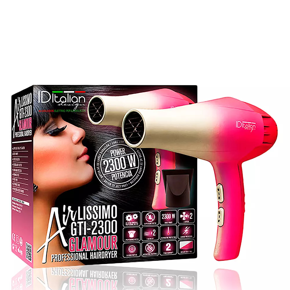 ID ITALIAN AIRLISSIMO GTI 2300 secador glamour 1 u ID ITALIAN AIRLISSIMO GTI 2300 secador glamour 1 u