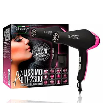 ID ITALIAN AIRLISSIMO GTI 2300 secador #rosa 1 u ID ITALIAN AIRLISSIMO GTI 2300 secador #rosa 1 u