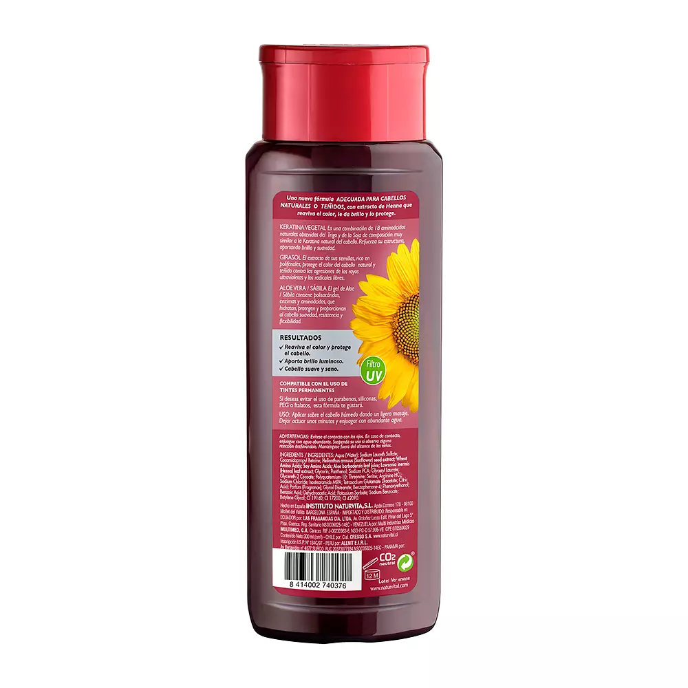 NATUR VITAL COLOR SHAMPOO mahogany 300 ml NATUR VITAL COLOR SHAMPOO mahogany 300 ml - Image 2