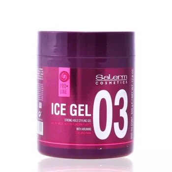 SALERM ICE GEL Styling-Gel für starken Halt 500 ml