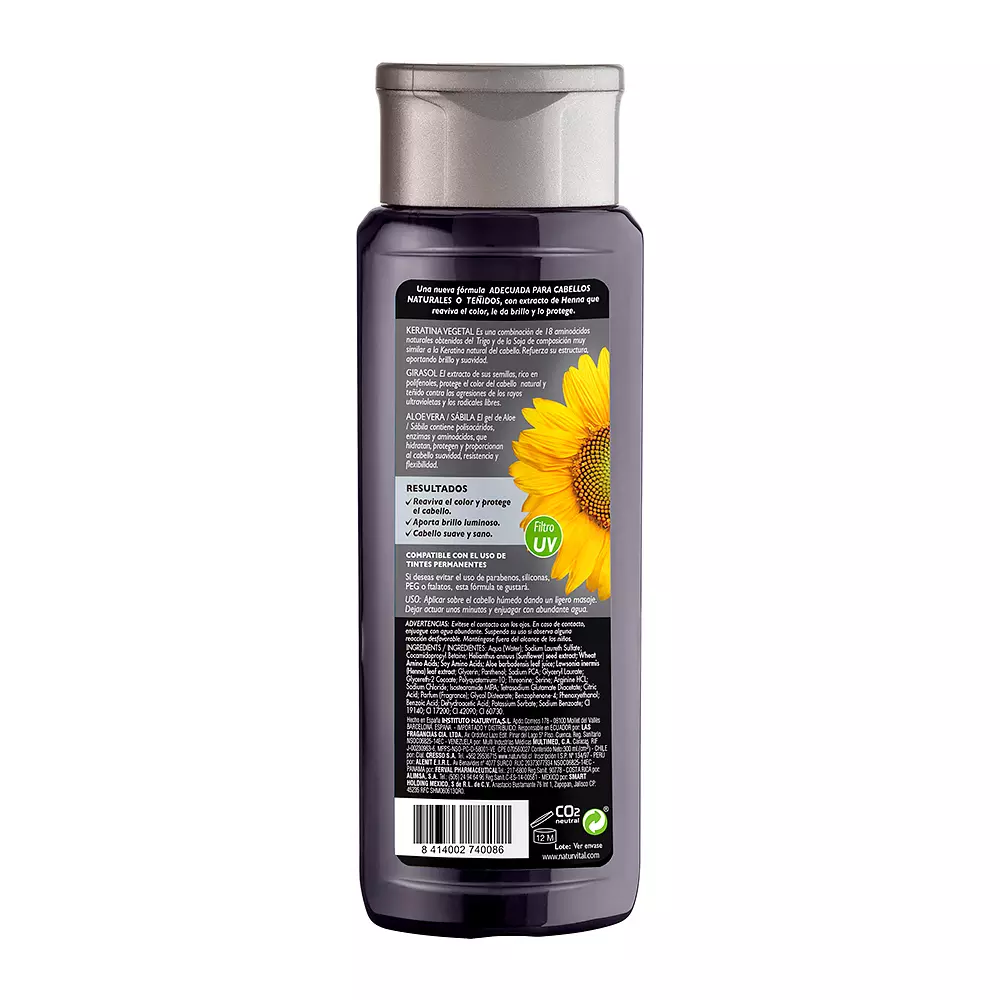 NATUR VITAL COLOR SHAMPOO black 300 ml NATUR VITAL COLOR SHAMPOO black 300 ml