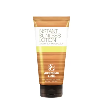 AUSTRALIAN GOLD SUNLESS INSTANT rich bronze color lotion 177 ml