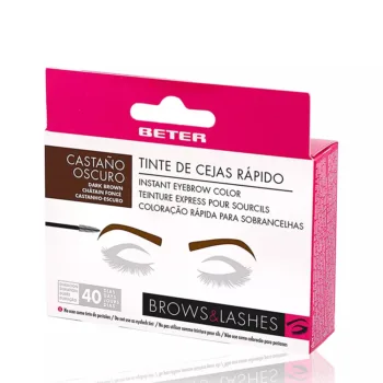 BETER BROW INSTANT dye eyebrows rápido #castańo oscuro