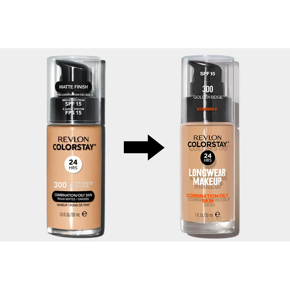 REVLON MASS MARKET COLORSTAY foundation combination/oily skin #300-golden beige 30 ml REVLON MASS MARKET COLORSTAY foundation combination/oily skin #300-golden beige 30 ml - Image 4