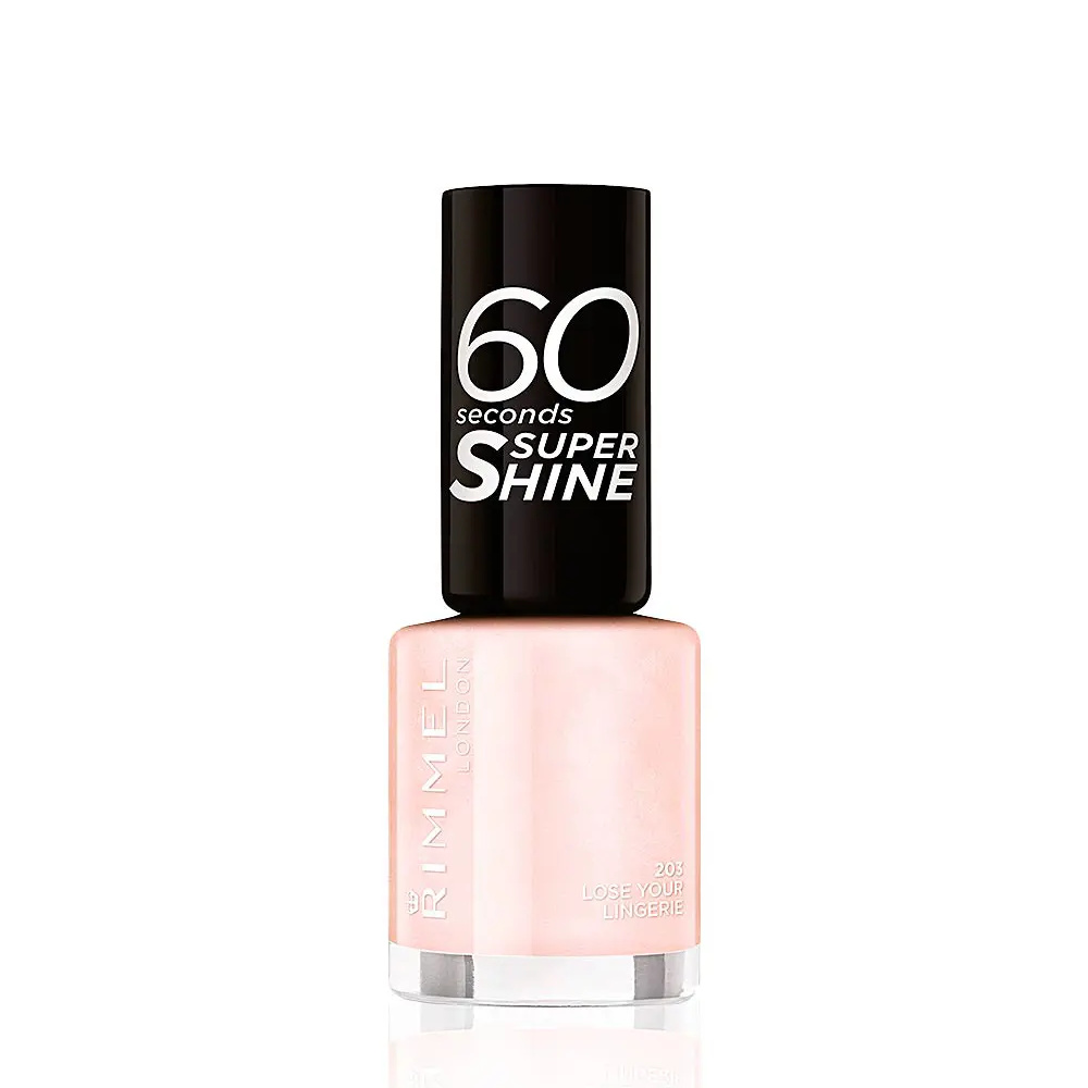 RIMMEL LONDON+ 60 SECONDS SUPER SHINE nail polish #203-lose your lingerie 8 ml RIMMEL LONDON+ 60 SECONDS SUPER SHINE nail polish #203-lose your lingerie 8 ml